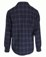 Navy Blue Plaid Overshirt For Discount