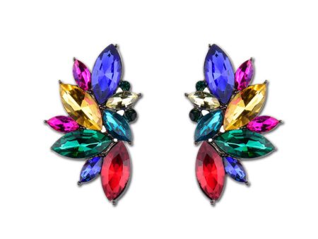 Crystal & Cubic Zirconia Botany Drop Earrings Cheap