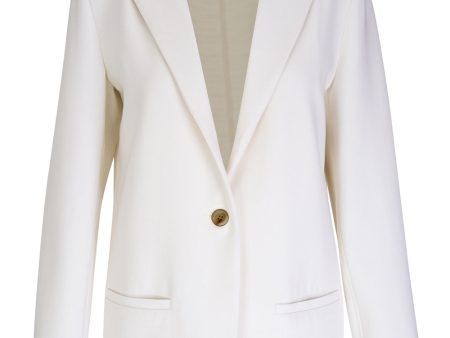 Ivory Single Breasted Gemini Blazer Supply