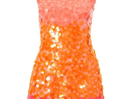 Sunset Sequin Embellished Mini Dress Discount