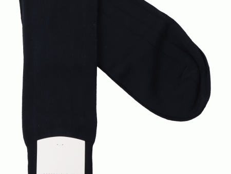 Navy Midcalf Socks Discount