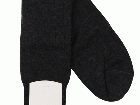 Dark Charcoal Midcalf Socks Discount