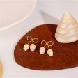 Quartz & 18K Gold-Plated Tulip Blossom Bow Stud Earrings For Discount