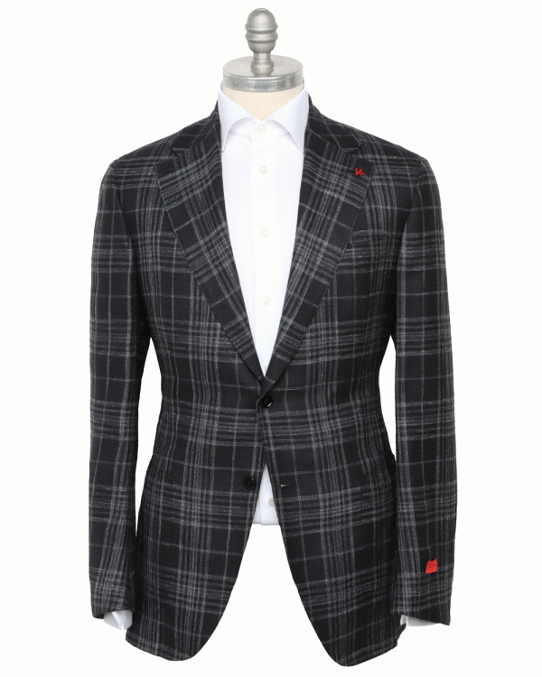 Black and Grey Glen Plaid Sportcoat Online