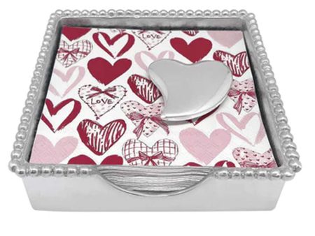 Heart Beaded Napkin Box Online now