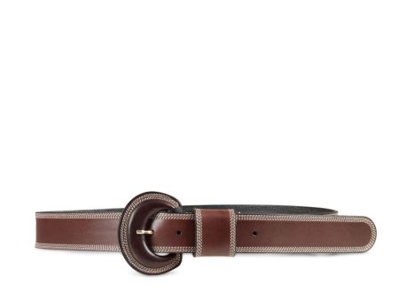 Melissa Belt in Chocolate Brown Online Hot Sale