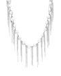 Samira 13 White Pearl Fringe Necklace Online