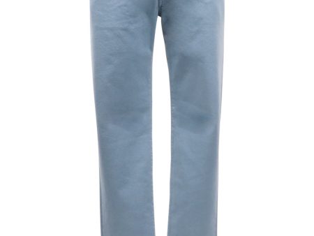 5 Pocket Stretch Pants in Soft Blue Online