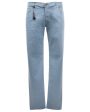 5 Pocket Stretch Pants in Soft Blue Online