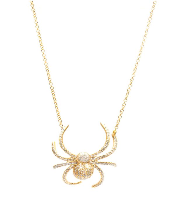 Samira 13 Diamond Spider Necklace Sale