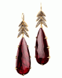 Ruby Jungle Earrings Cheap