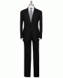 Solid Black Suit Supply