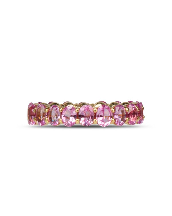 Pink Sapphire Eternity Ring Discount