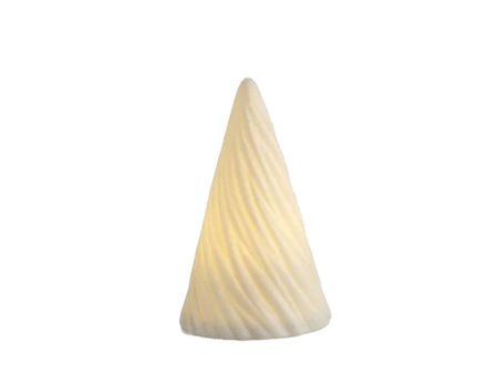 White Spiral Porcelain Led Tree X-Small Sale