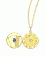 Prisma Sapphire Locket Necklace Online Hot Sale