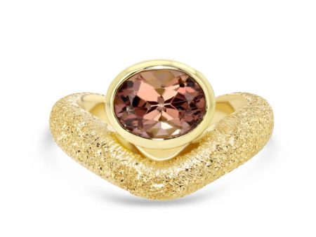 Pink Tourmaline Speed of Light Ring For Discount