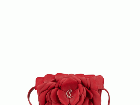 Loubi54 3D Rose Crossbody in Red Online Sale