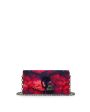 Loubi54 Multicolor Rose Satin Clutch Online Hot Sale