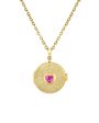 Pink Sapphire Enchanted Necklace Hot on Sale