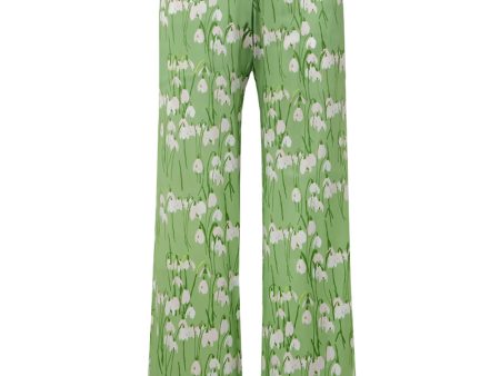 Green Snowdrop Pyjama Louis Pant Hot on Sale