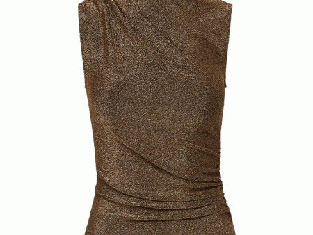 Antique Gold Mylie Sleeveless Top Online