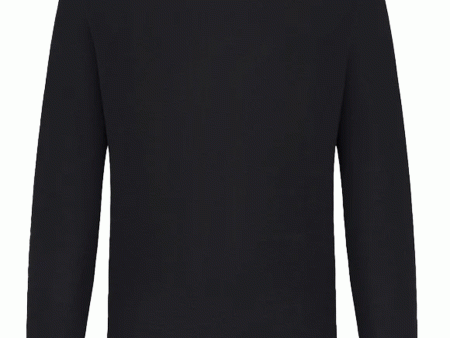 Black Crewneck Knit For Discount