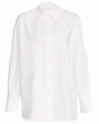 White Oversized Pearl Pocket Shirt Cheap