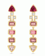 Pink Tourmaline Gleam Earrings Cheap