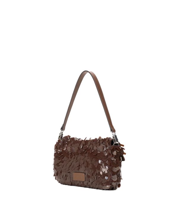 Timmy Shoulder Bag in Cacao on Sale