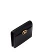 Bold VLogo Flap French Wallet in Nero Cheap