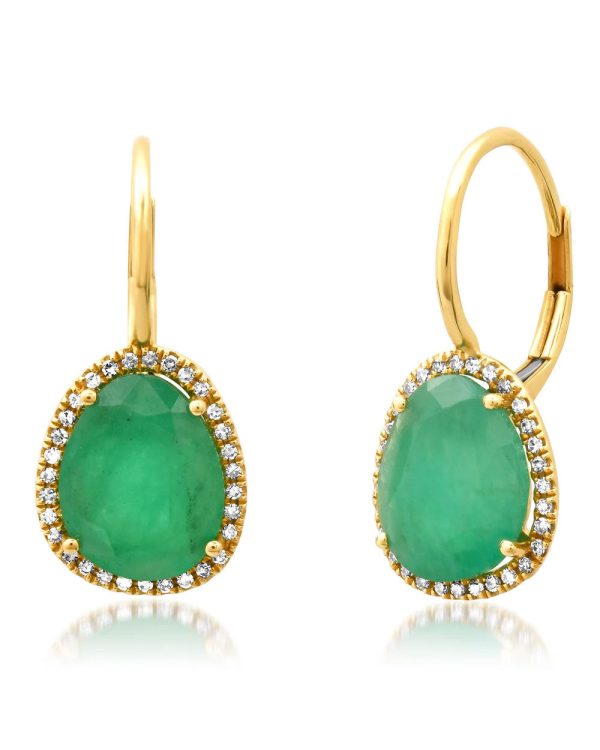 Samira 13 Emerald Drop Earring Online Sale