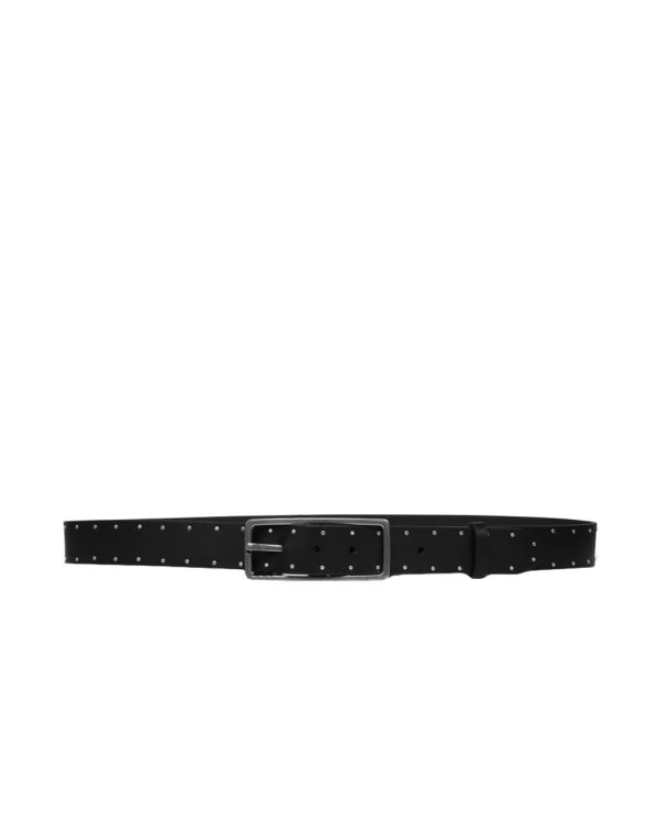 Studded Rebound Belt in Black Online