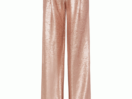 Beige Sequin Allanah Trouser For Discount