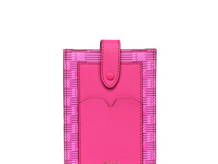 Vertical Phone Pouch in Fuchsia For Sale