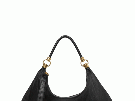 Foulard Unstructured Shoulder Bag in Black Online