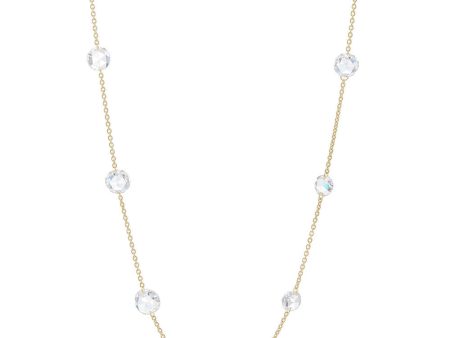 Round Diamond Station Necklace Online Sale