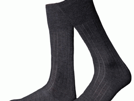 Anthracite Cashmere Midcalf Sock Sale