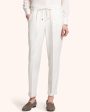 White Cashmere Jogger Hot on Sale