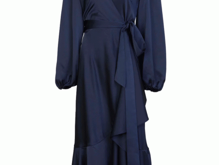 Anthracite Long Sleeve Blaire Dress For Sale