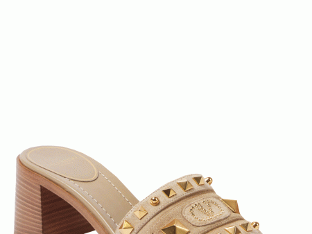 Plaster Caster 60 Studded Mule in Desert Sand For Sale