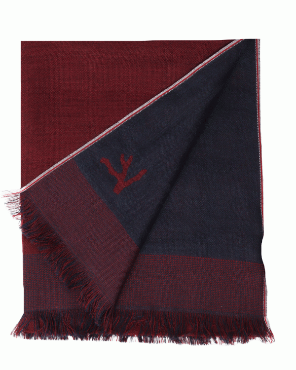 Maroon and Navy Fantasia Scarf Online now