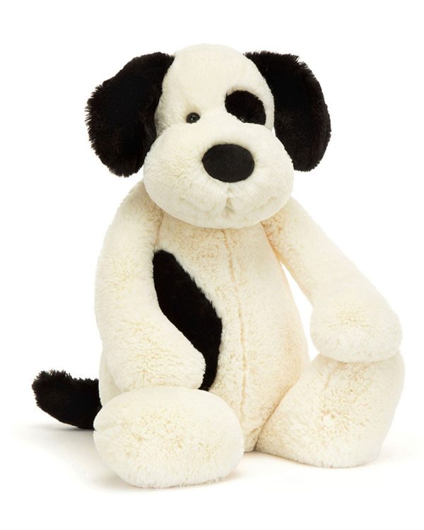 Bashful Black & Cream Puppy - Really Big Cheap