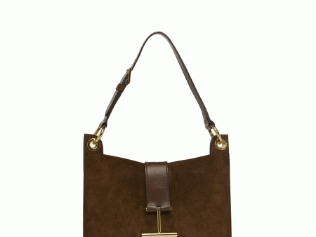 Small Tara Hobo Suede Crossbody in Whisky Online Hot Sale