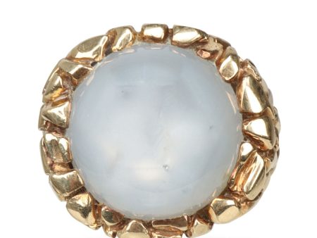 Grey Moonstone Statement Ring Online Sale