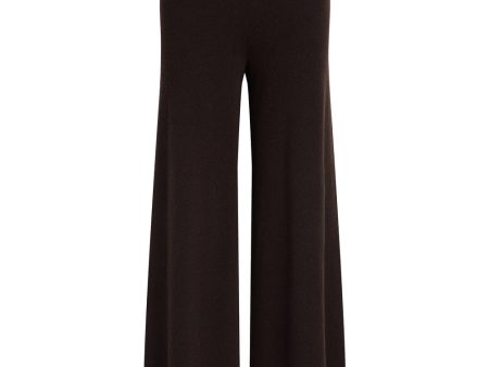 Zoe Wide Leg Pant in Chocolate For Cheap