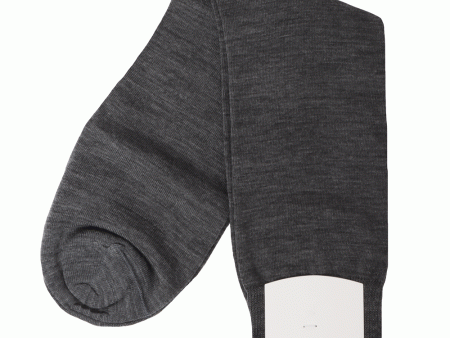 Grey Wool Midcalf Socks Online