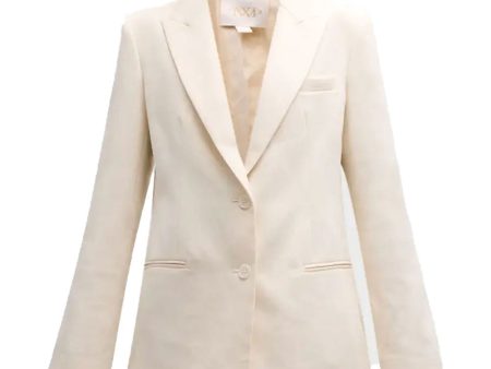 Bone Linen Husband Blazer Fashion