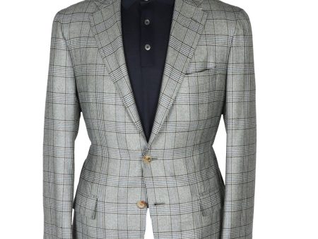 Black and Electric Blue Check Sportcoat For Cheap