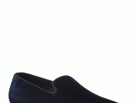 Velvet Mario Loafer in Navy Fashion