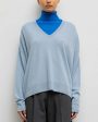 Azure Zoe V Neck Sweater Online